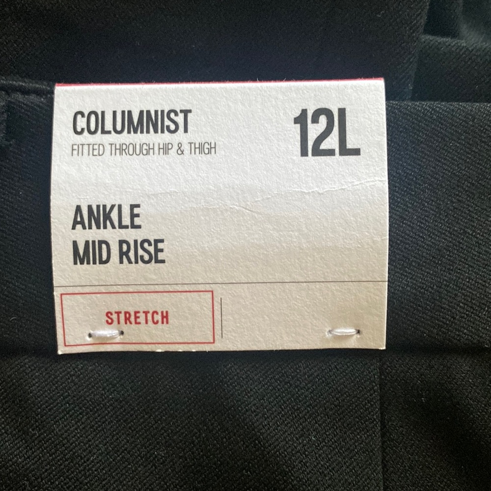 Express Columnist Ankle Mid Rise pants, size 12